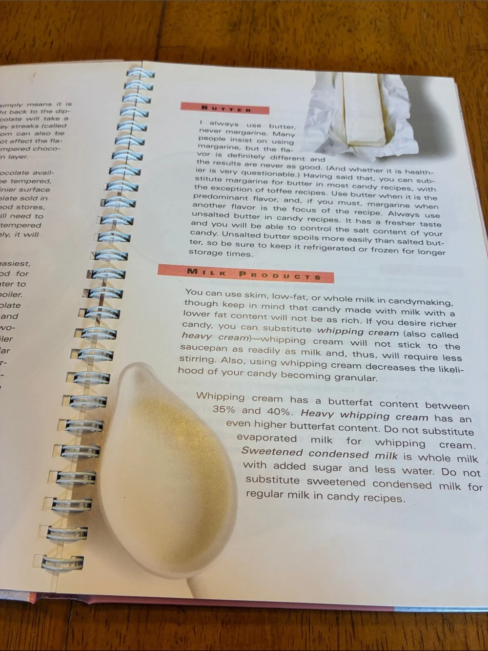 Vintage candy cookbook